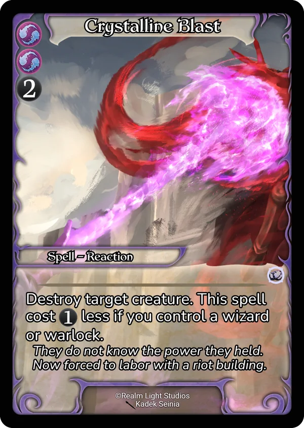 Crystalline Blast