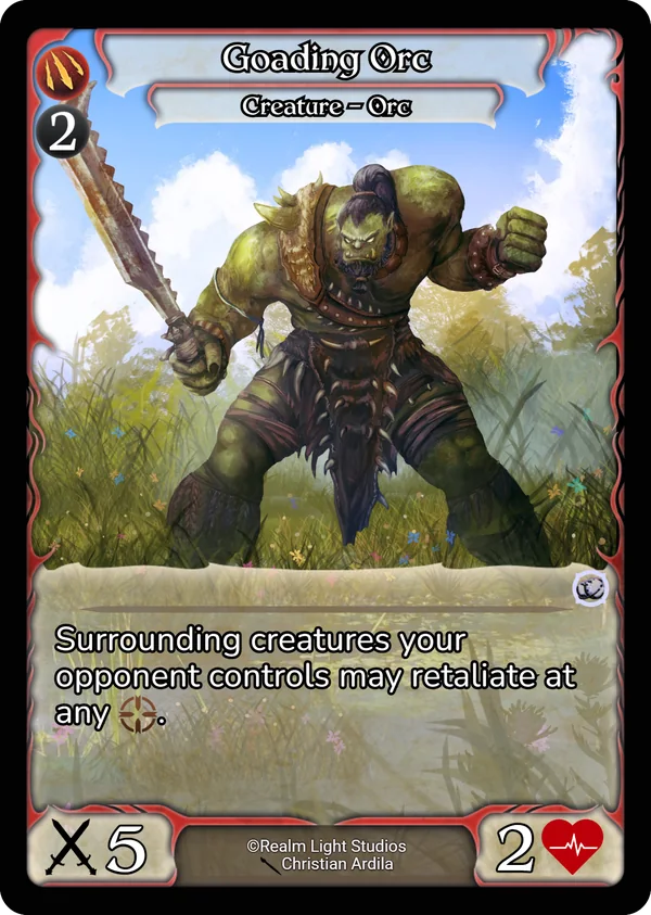 Goading Orc