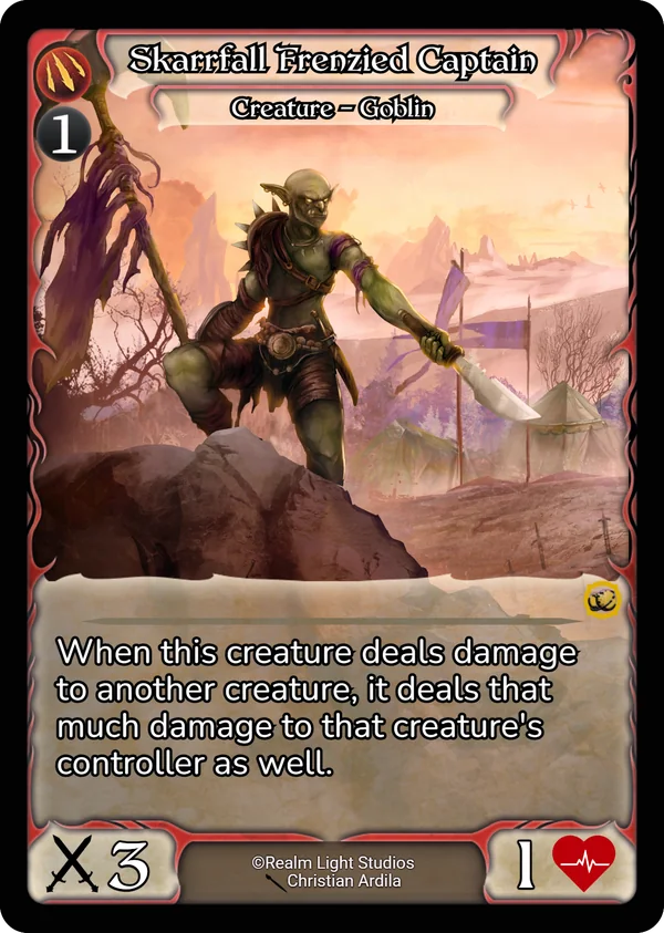 Skarrfall Frenzied Captain